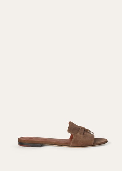 SUMMER CHARMS FLAT MULE SUEDE