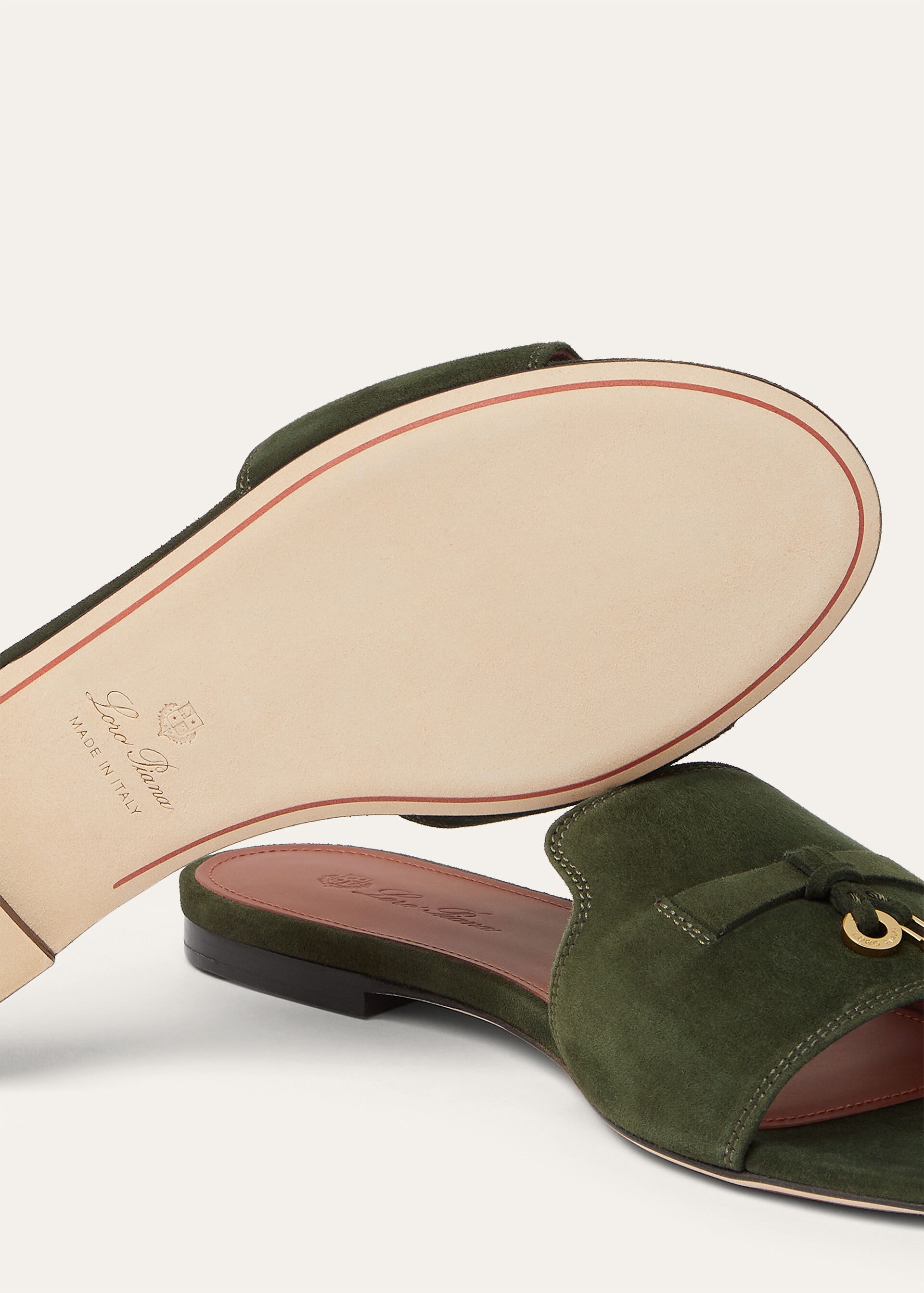 SUMMER CHARMS FLAT MULE SUEDE