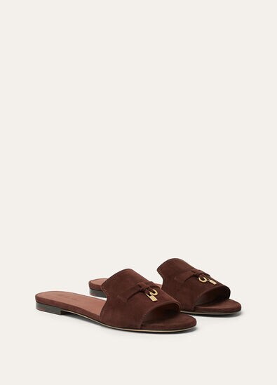 SUMMER CHARMS FLAT MULE SUEDE
