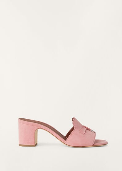 SUMMER CHARMS HEELED MULE T55 SUEDE AF