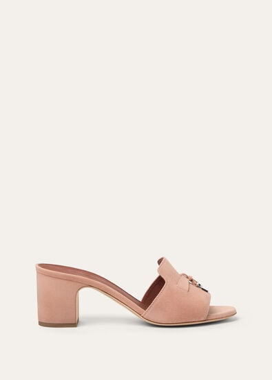 SUMMER CHARMS HEELED MULE T55 SUEDE AF