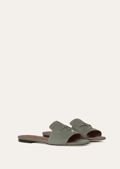 SUMMER CHARMS FLAT MULE SUEDE AF