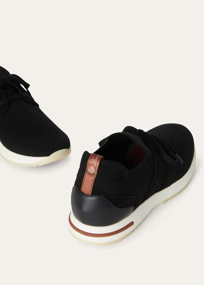 360 LP Lady Flexy Walk Sneaker Wish® Wool Black | Loro Piana US 360 LP Lady Flexy Walk Sneaker Wish® Wool Black | Loro Piana US