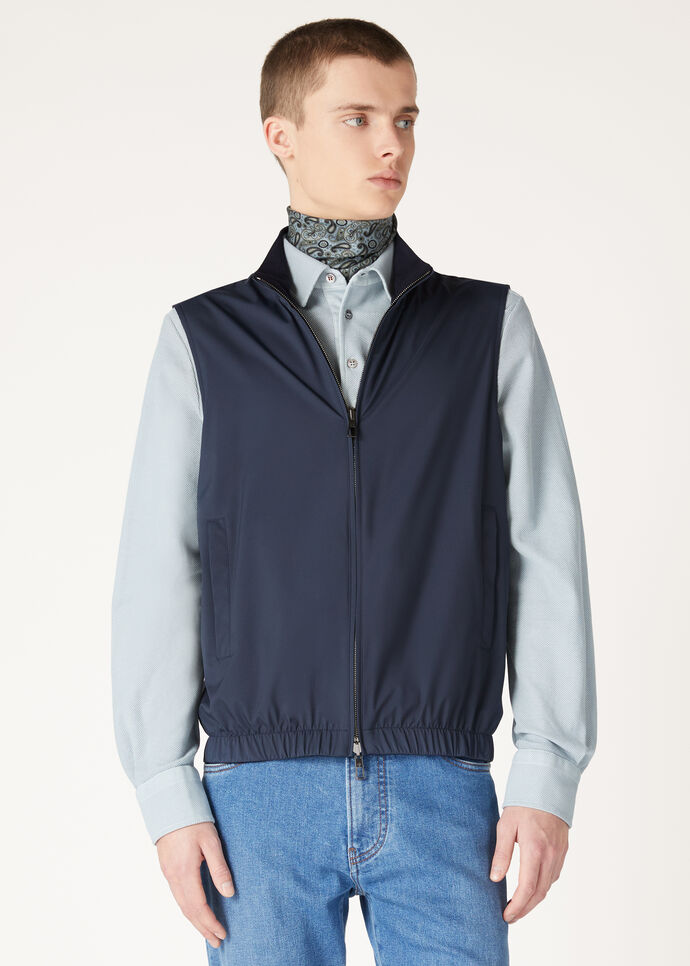 LORO PIANA VEST WINDWISH STRETCH STORM_FAI8416_W000_3