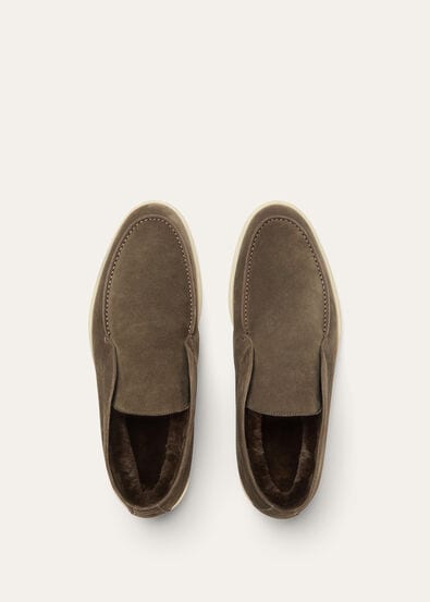 OPEN WALK SUEDE FUR