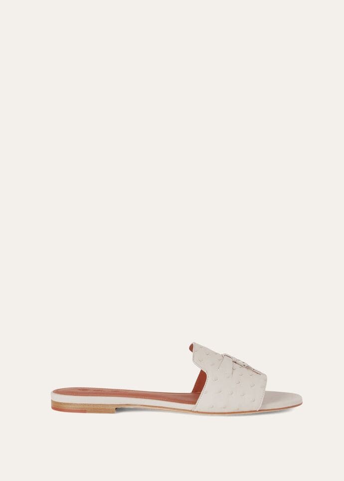 SUMMER CHARMS FLAT MULE OSTRICH_FAL0468_A08W_2