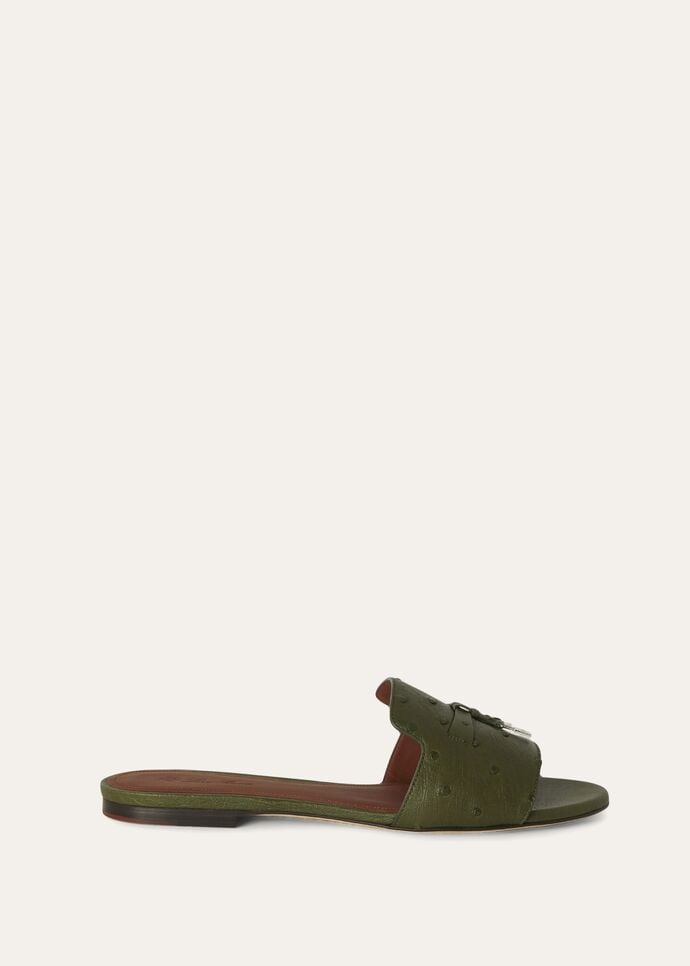 SUMMER CHARMS FLAT MULE OSTRICH_FAL0468_50OM_2