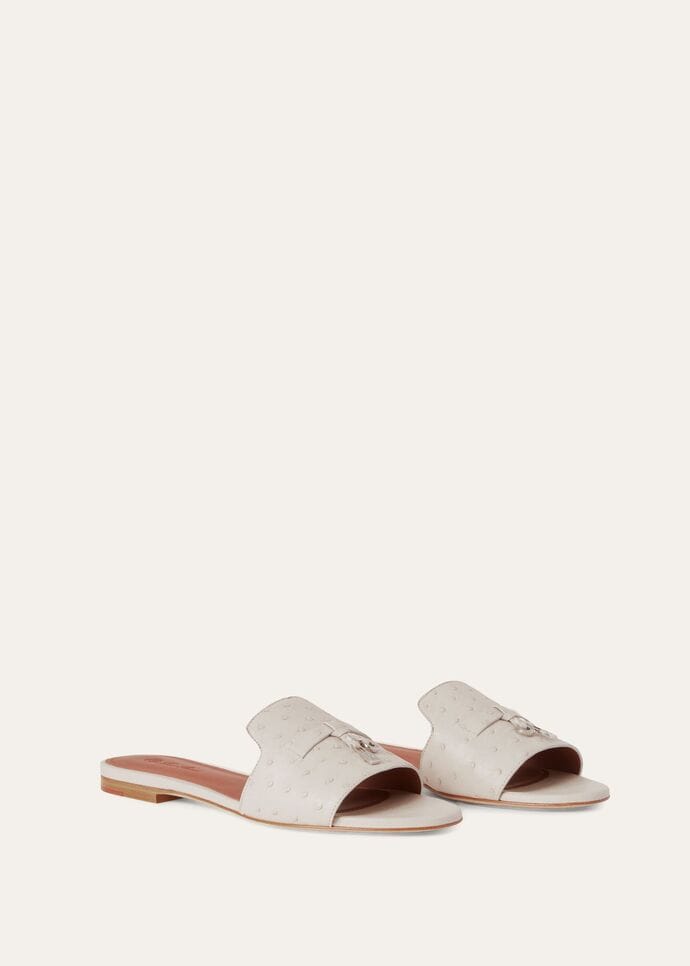 SUMMER CHARMS FLAT MULE OSTRICH_FAL0468_A08W_3