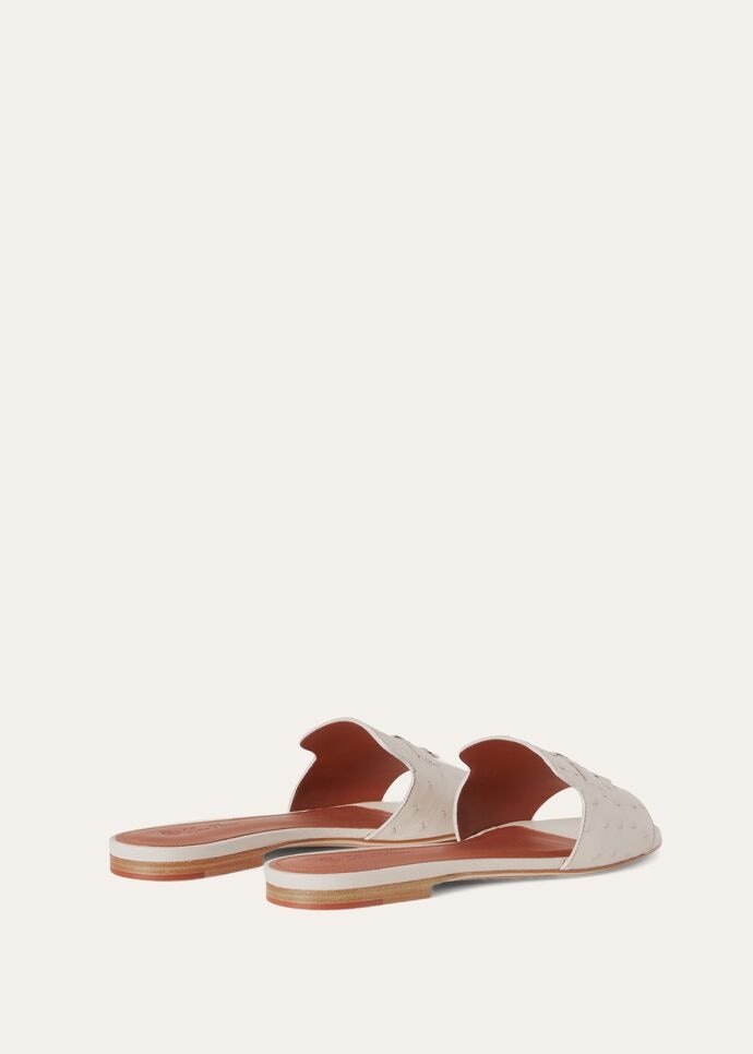SUMMER CHARMS FLAT MULE OSTRICH_FAL0468_A08W_4
