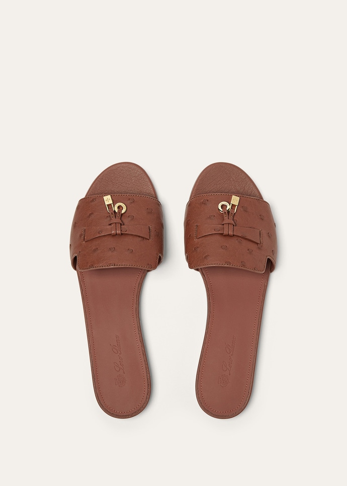 SUMMER CHARMS FLAT MULE OSTRICH_FAL0468_H0WR_5