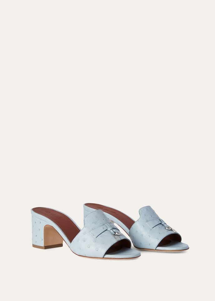 SUMMER CHARMS HEELED MULE T55 OSTRICH_FAL0469_60DV_2