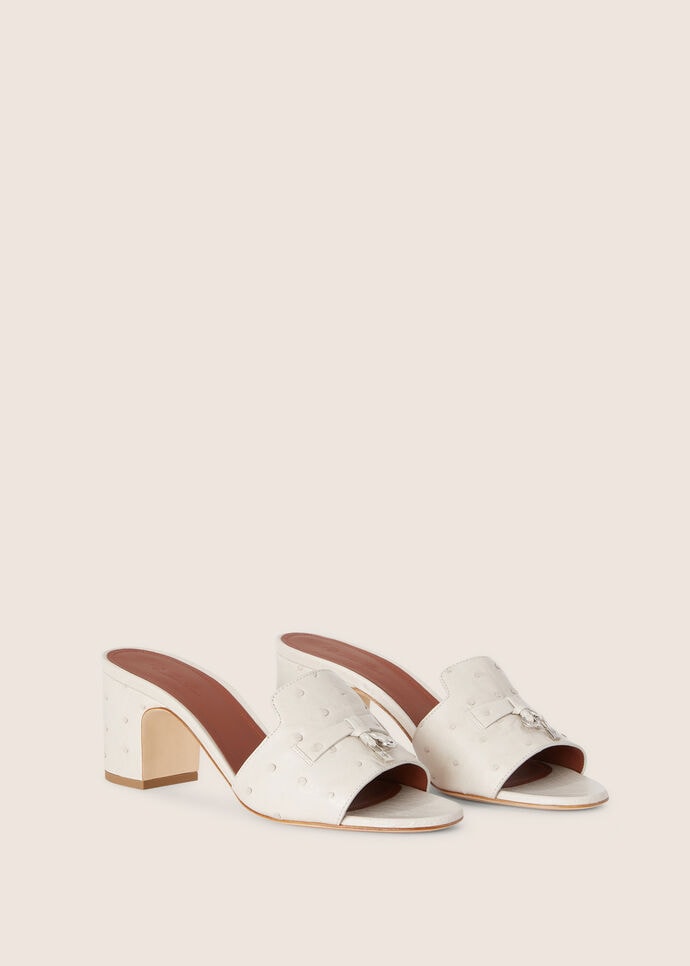Summer Charms Sandals-Ostrich Leather
