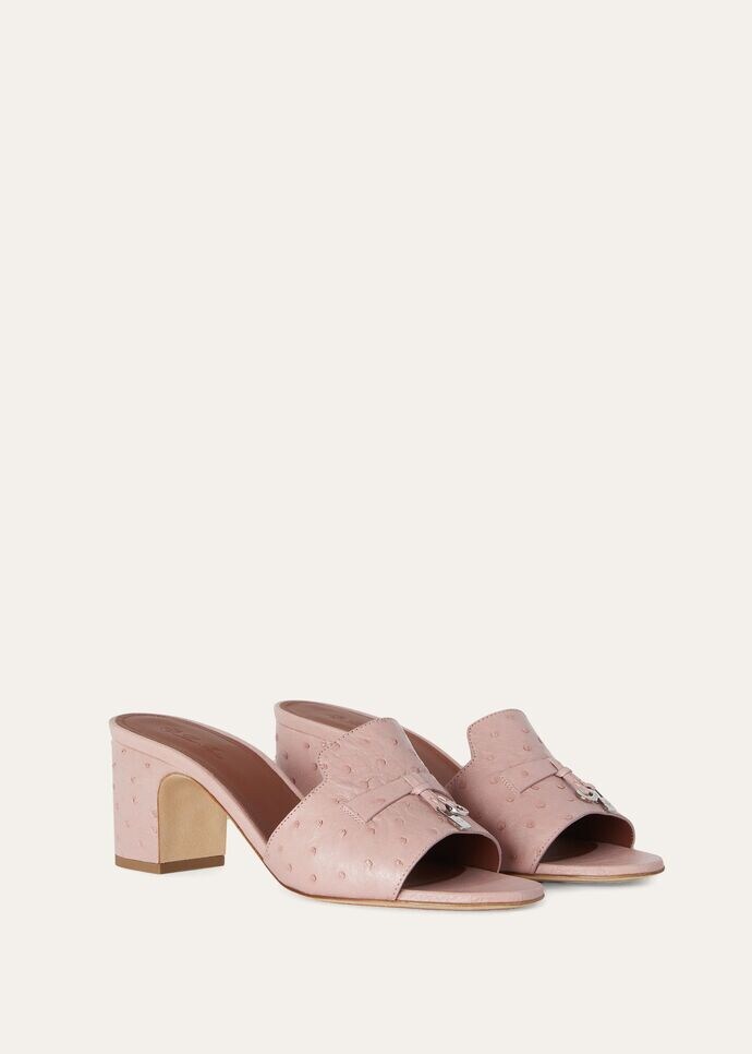 SUMMER CHARMS HEELED MULE T55 OSTRICH_FAL0469_30AT_3