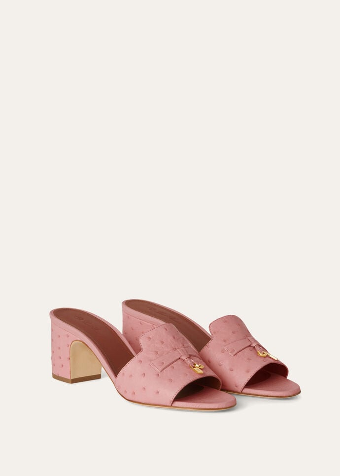 SUMMER CHARMS HEELED MULE T55 OSTRICH_FAL0469_30GN_2
