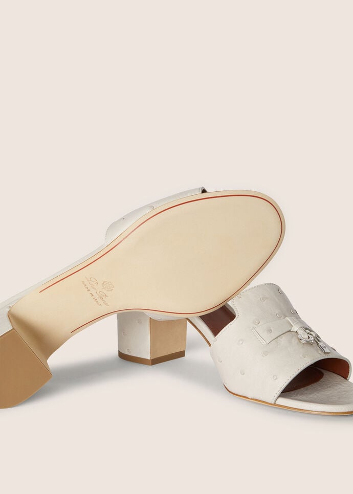 Summer Charms Sandals-Ostrich Leather