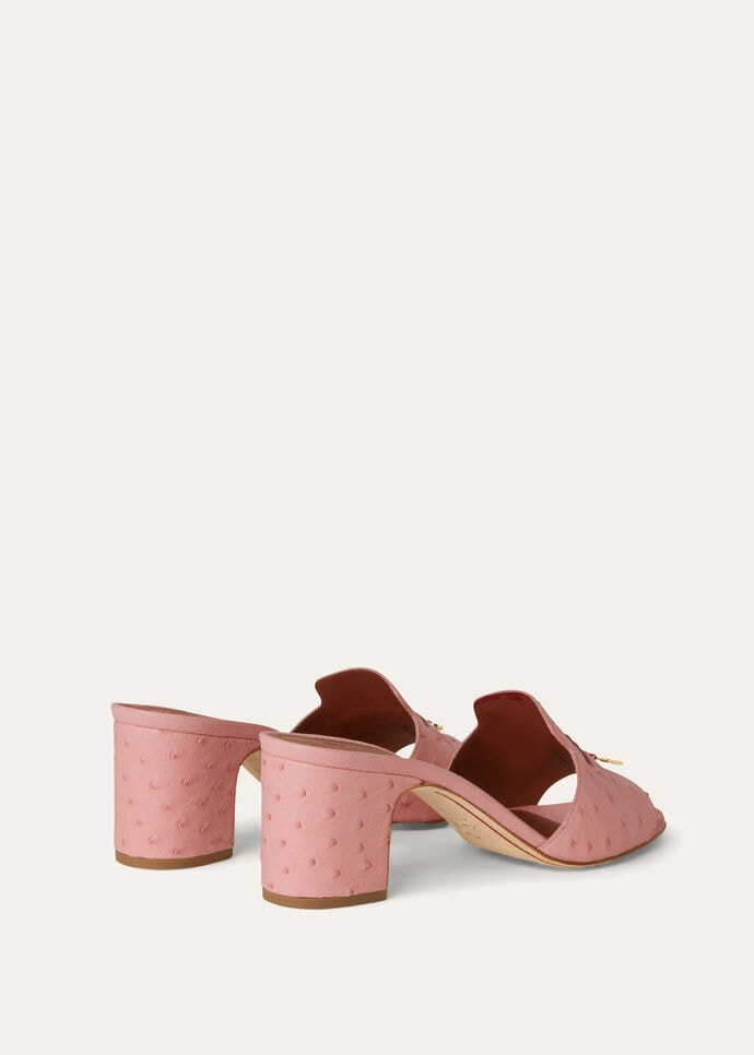 SUMMER CHARMS HEELED MULE T55 OSTRICH_FAL0469_30GN_3