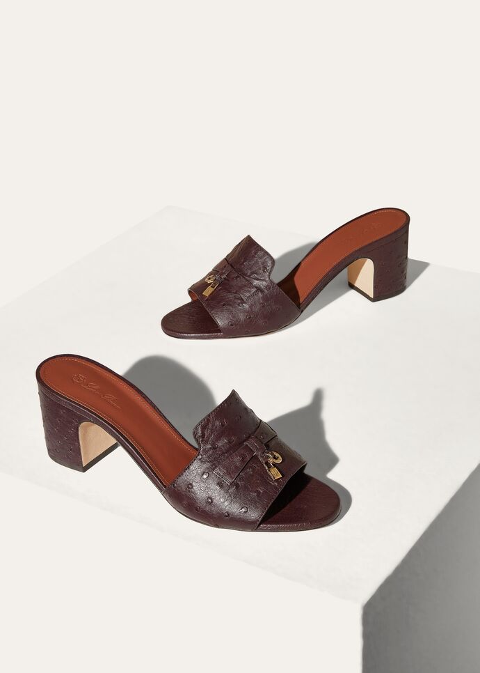 SUMMER CHARMS HEELED MULE T55 OSTRICH_FAL0469_Q04P_4