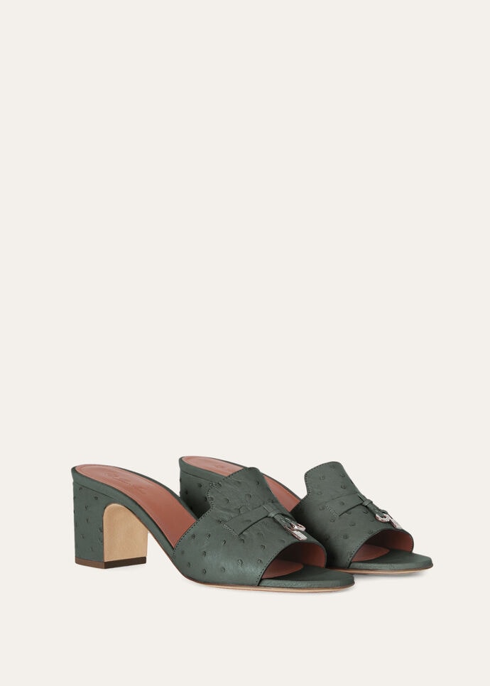 SUMMER CHARMS HEELED MULE T55 OSTRICH_FAL0469_515J_2