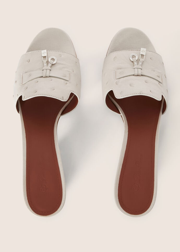 Summer Charms Sandals-Ostrich Leather