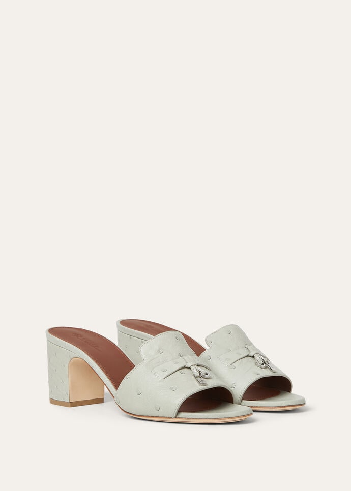 SUMMER CHARMS HEELED MULE T55 OSTRICH_FAL0469_60L0_2