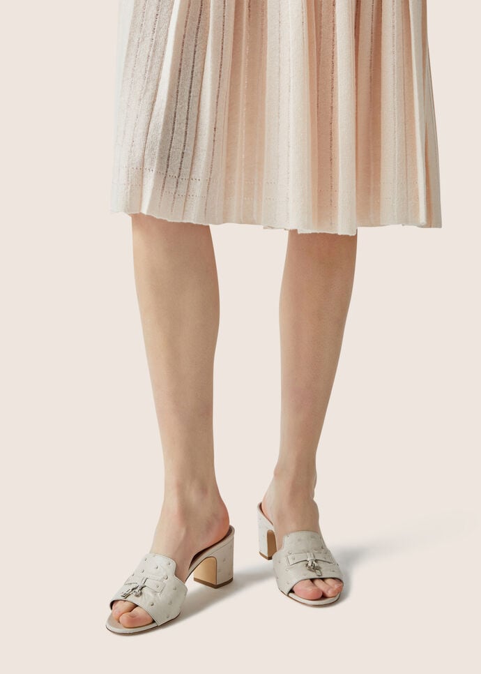 Summer Charms Sandals-Ostrich Leather