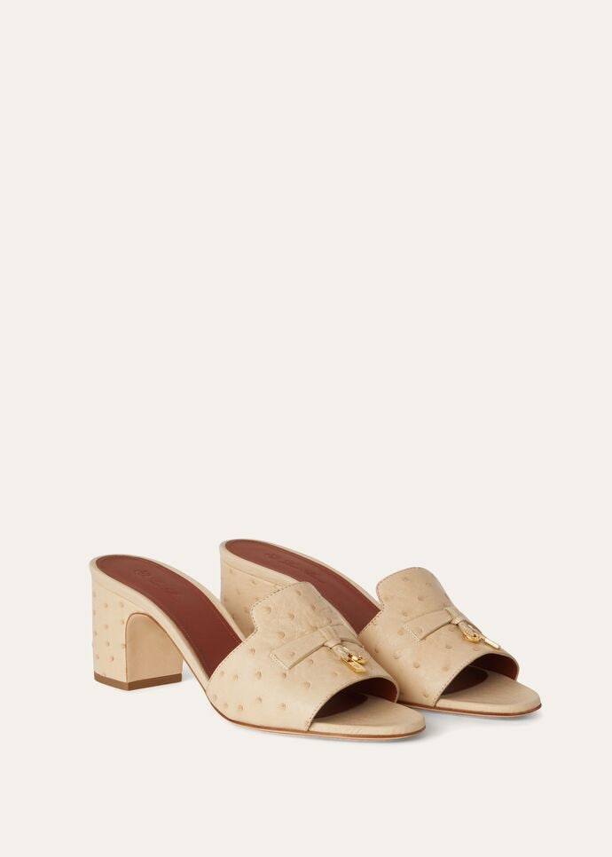 SUMMER CHARMS HEELED MULE T55 OSTRICH_FAL0469_D0FW_2