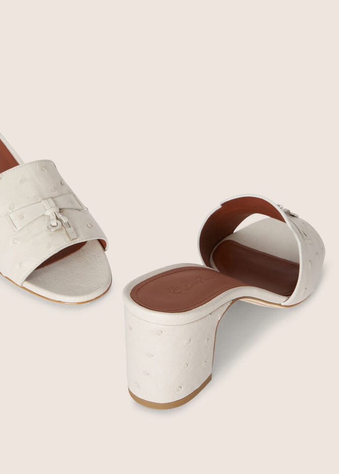 Summer Charms Sandals-Ostrich Leather