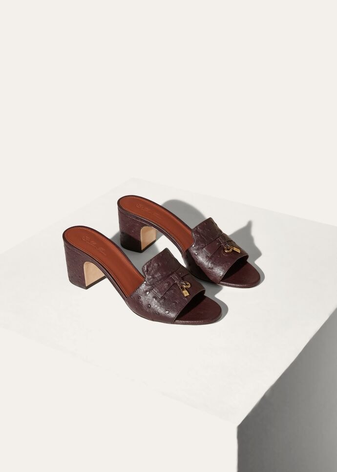 SUMMER CHARMS HEELED MULE T55 OSTRICH_FAL0469_Q04P_2