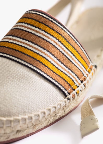 Suitcase Stripes Lace Up Espadrillas Suitcase Stripes Lace Up Espadrillas