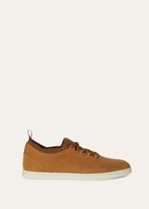 Soho Walk Sneaker in Calfskin Arles Ochre | Loro Piana