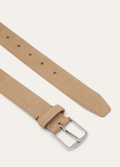 ALSAVEL-BELT SLIM GRAINED NABUK