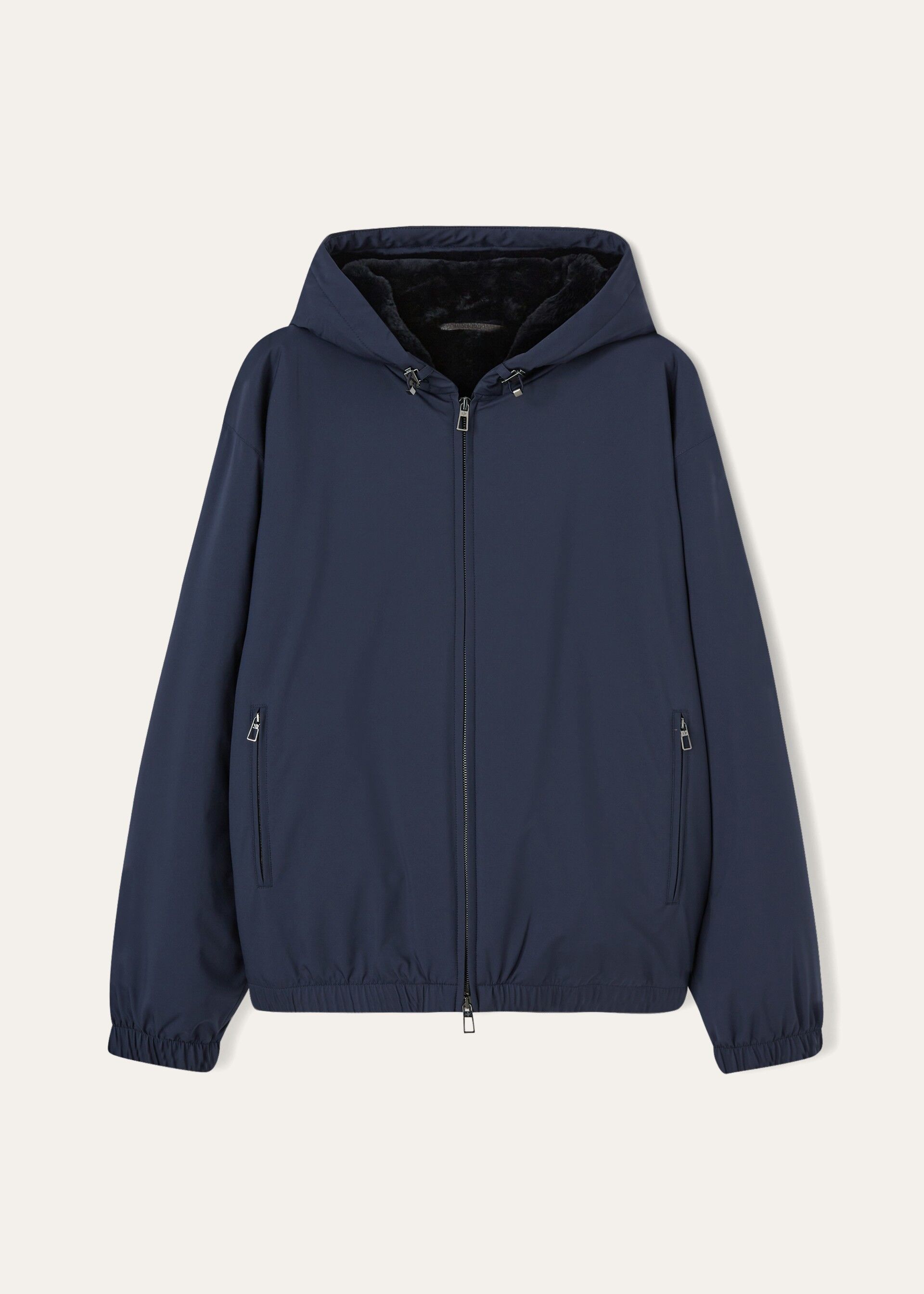 BOMBER HOOD WINDFUR STRETCH STORM CASTORINO