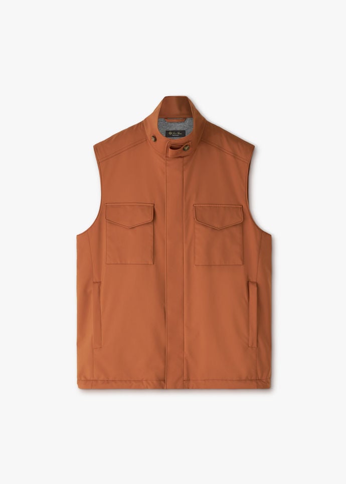 loro piana cashmere bandon vest