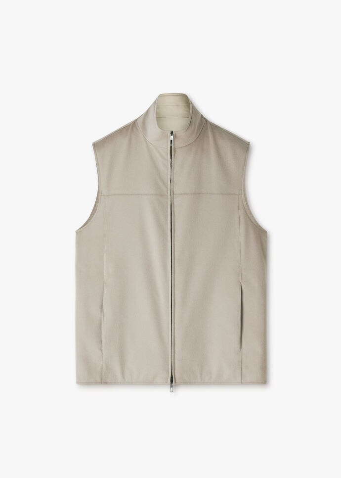 loro piana cashmere bandon vest