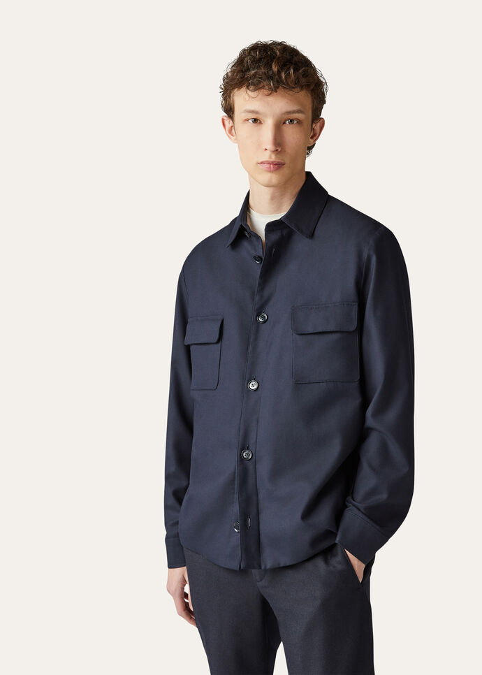 LORO PIANA OVERSHIRT GOKMATE RAIN_FAL5200_W000_3