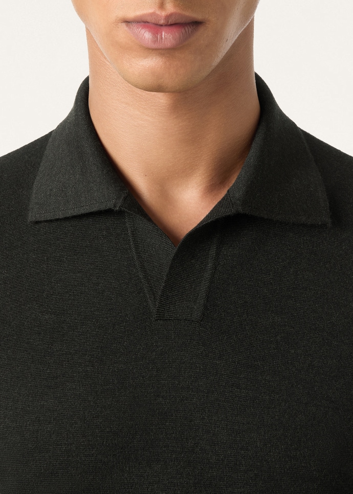 EMPIRE WISH WOOL POLO BUTTONLESS GG 18_FAL5279_51BX_2