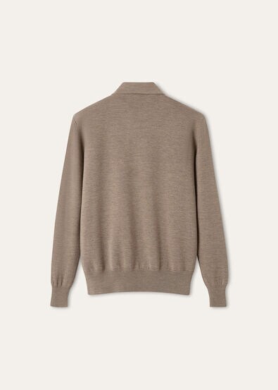 EMPIRE WISH WOOL POLO BUTTONLESS GG 18