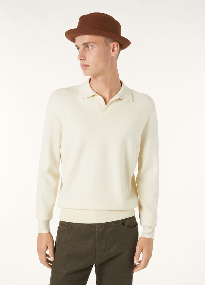 EMPIRE WISH WOOL POLO BUTTONLESS GG 18_FAL5279_1230_3