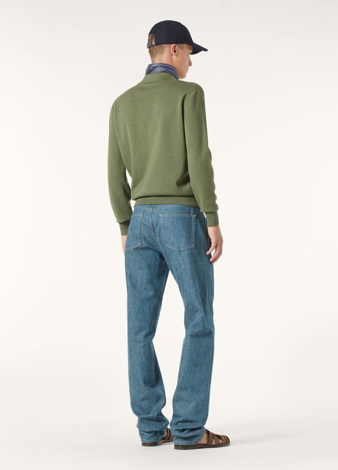 EMPIRE WISH WOOL POLO BUTTONLESS GG 18_FAL5279_517P_4
