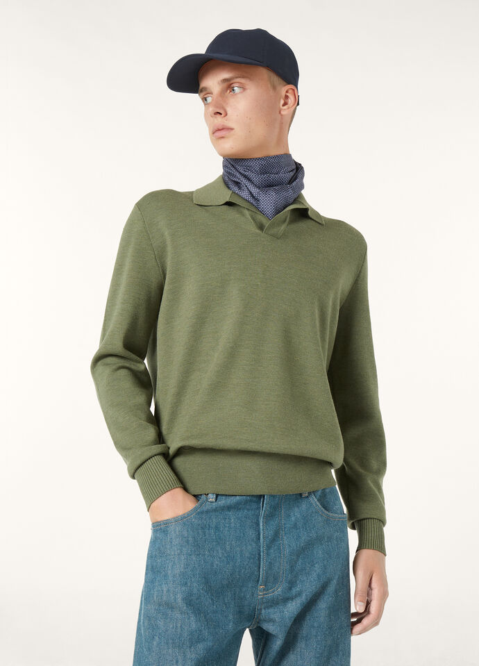 EMPIRE WISH WOOL POLO BUTTONLESS GG 18_FAL5279_517P_3