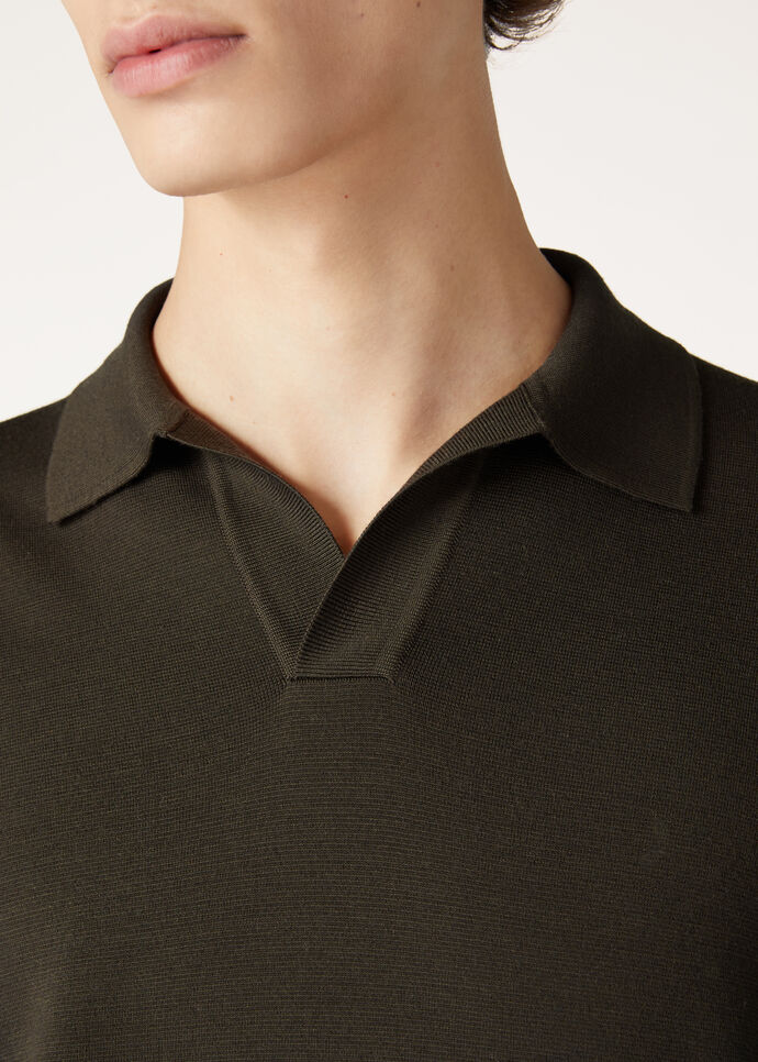 EMPIRE WISH WOOL POLO BUTTONLESS GG 18_FAL5279_511Y_2