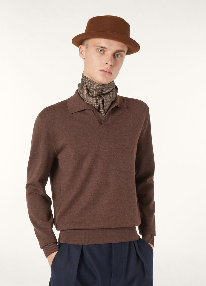 EMPIRE WISH WOOL POLO BUTTONLESS GG 18_FAL5279_H0V4_3