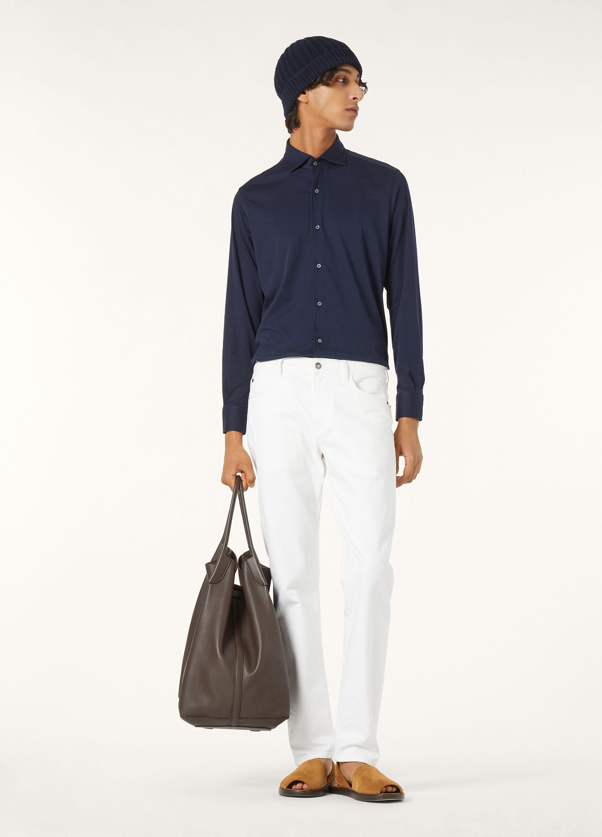 ANDREW ML JERSEY COTTON PLAIN