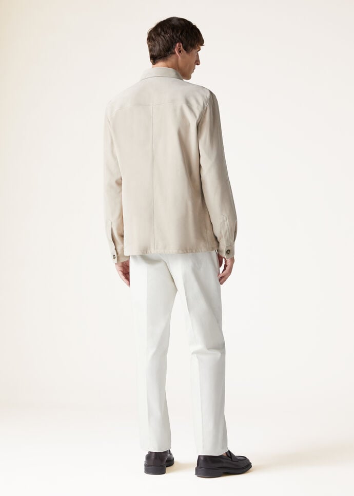 LORO PIANA OVERSHIRT LOWERED SUEDE_FAL6174_D293_2