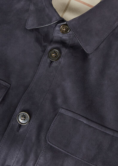 LORO PIANA OVERSHIRT LOWERED SUEDE