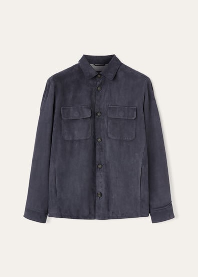 LORO PIANA OVERSHIRT LOWERED SUEDE