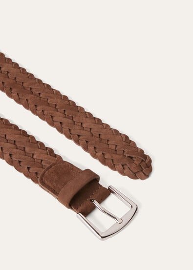 ALSAVEL-BELT BRAIDED SUEDE