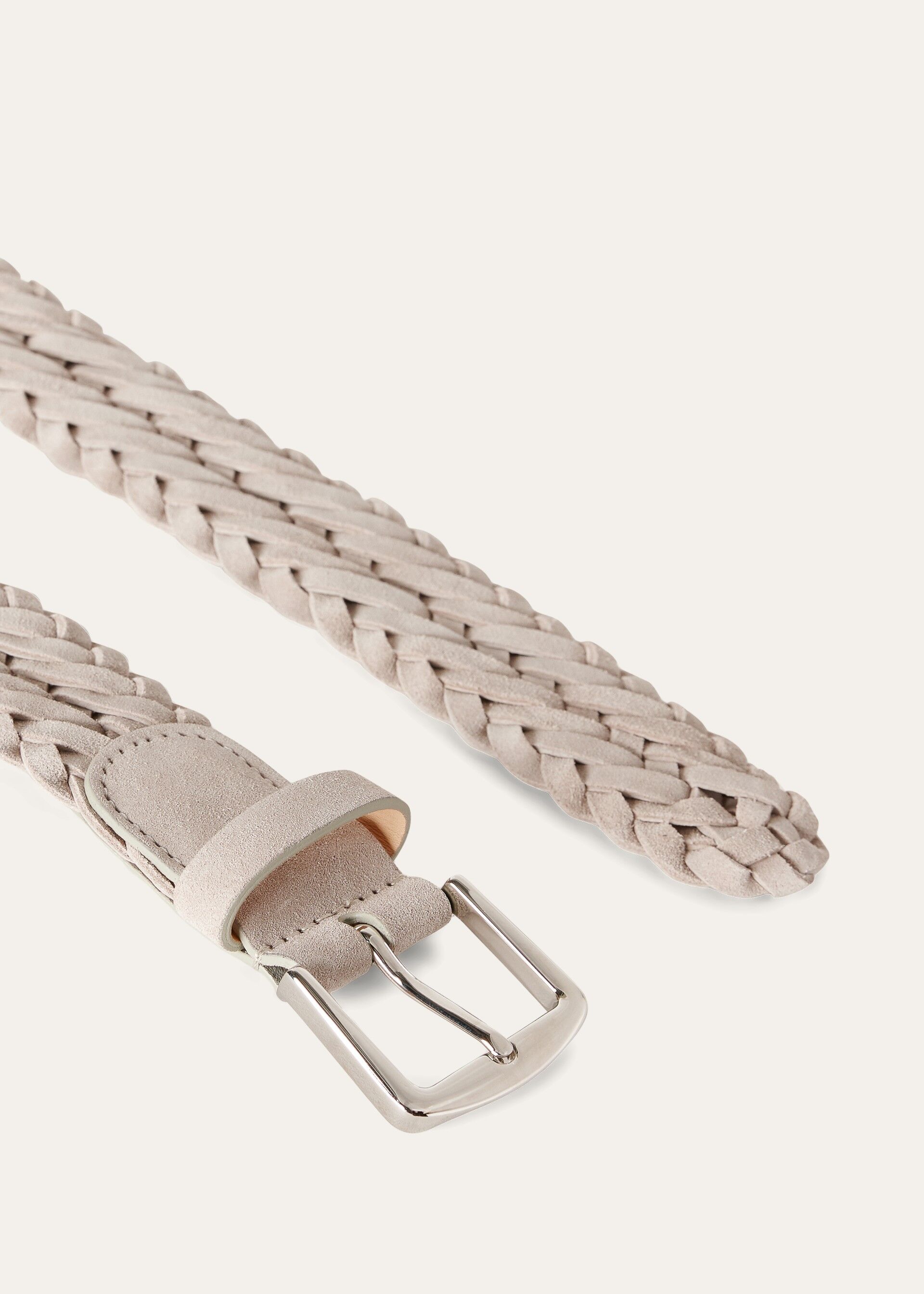 ALSAVEL-BELT BRAIDED SUEDE