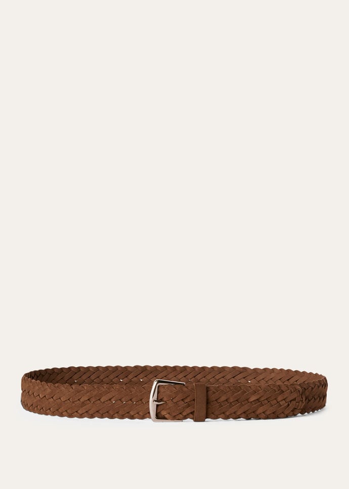 Alsavel Belt in Suede Reikan | Loro Piana