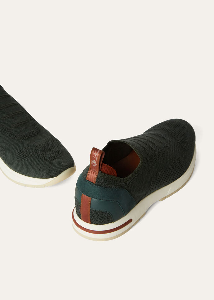 360 LP Flexy Walk Sneaker Microfiber Agano Green | Loro Piana US